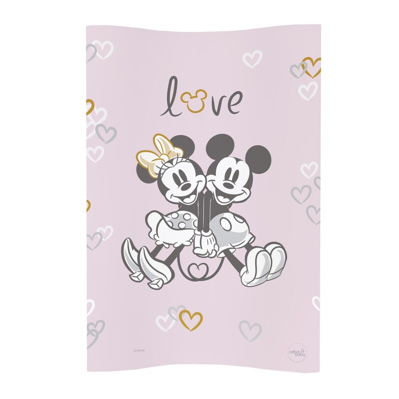 CEBA - Podložka přebalovací měkká COSY 50x70 Disney Minnie&Mickey Pink