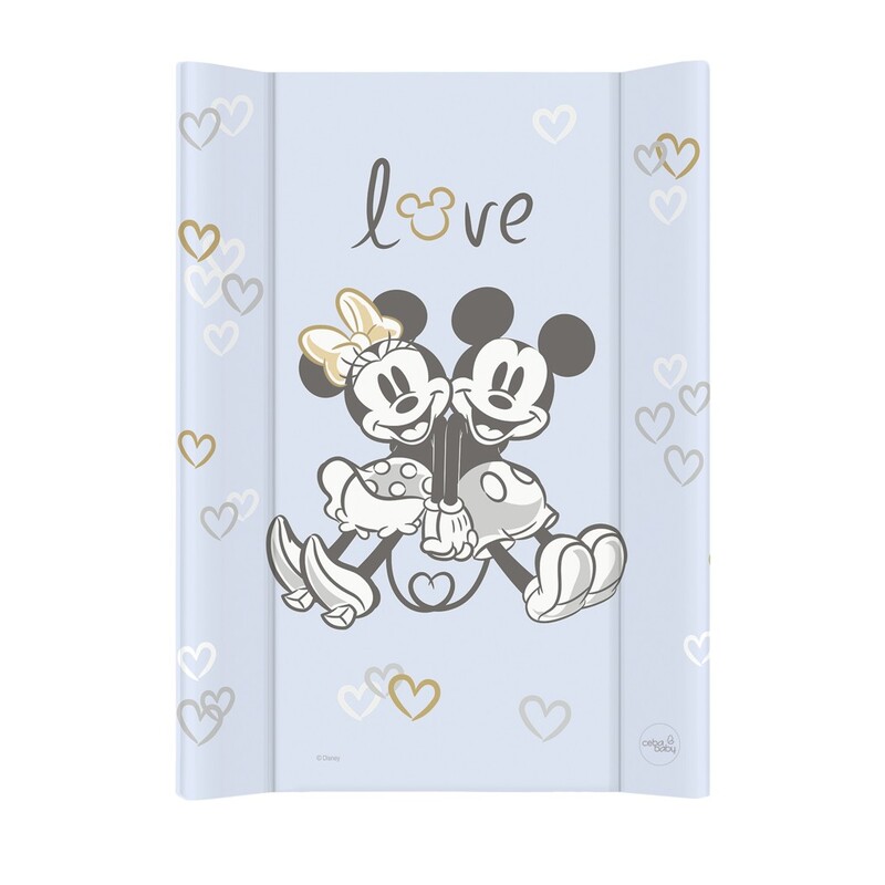 CEBA - Podložka přebalovací s pevnou deskou COMFORT 50x70 Disney Minnie & Mickey Blue