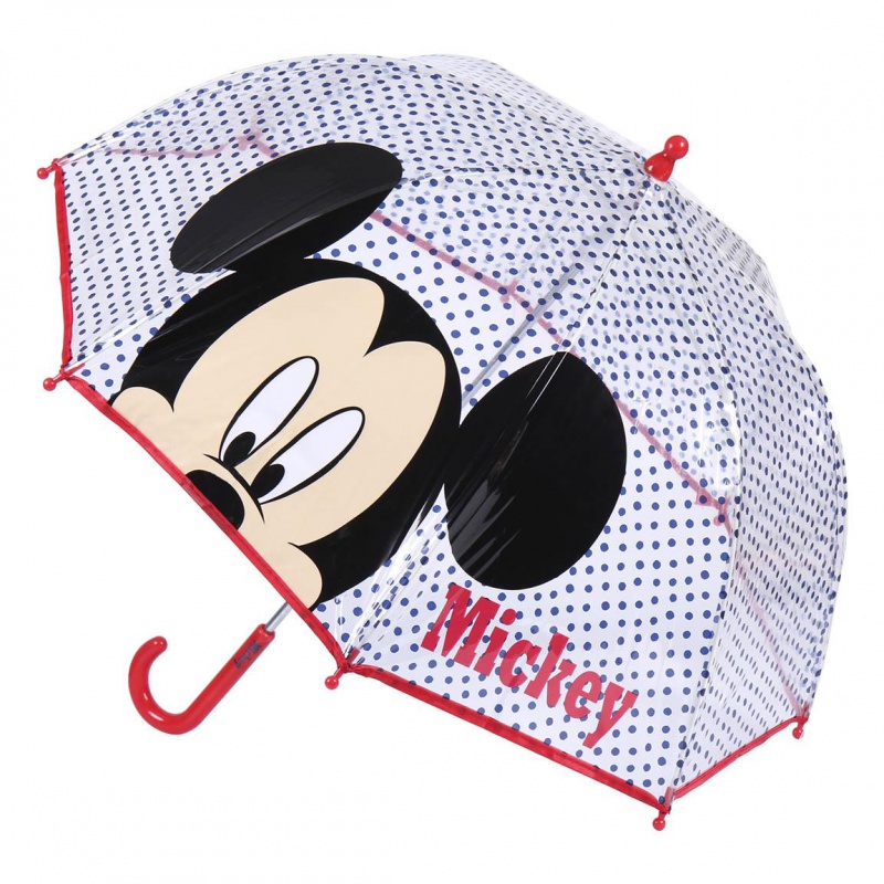 CERDÁ - Dětský deštník MICKEY MOUSE Transparent, 2400000617