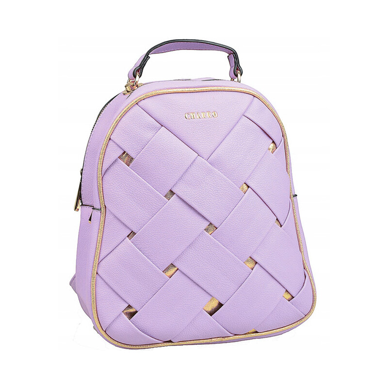 CHARRO - Dámska taška (batoh) dvoukomorová - fialová