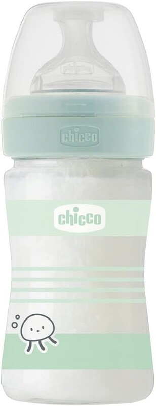 CHICCO - Láhev kojenecká sklo Well-being silikon 150ml uni