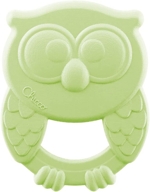 CHICCO - Kousátko Eco+ Sova Owly zelená 3m+