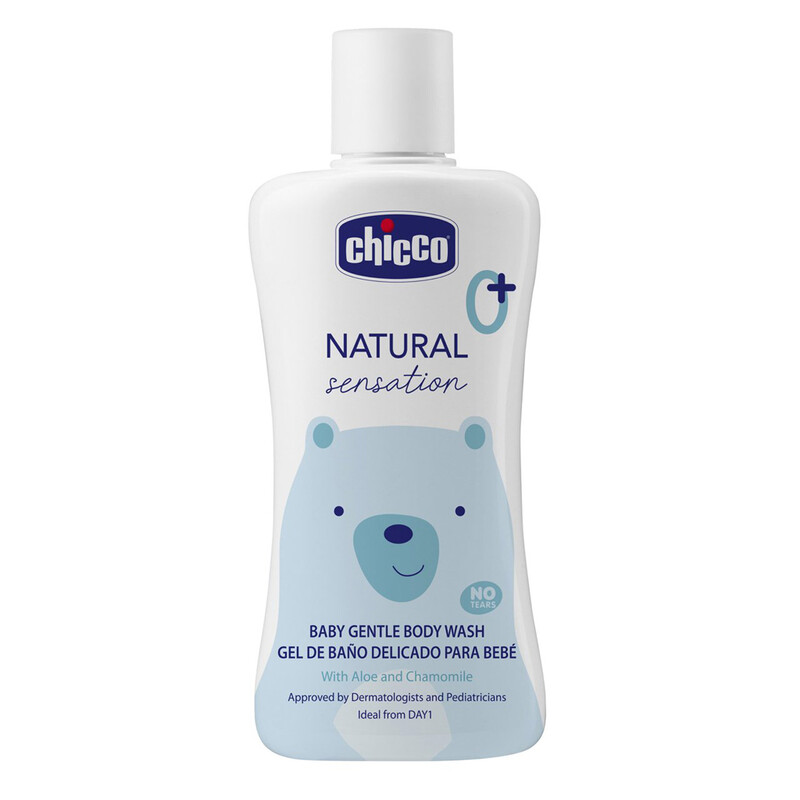 CHICCO - Šampon tělový Natural Sensation s aloe a heřmánkem 200ml, 0m+