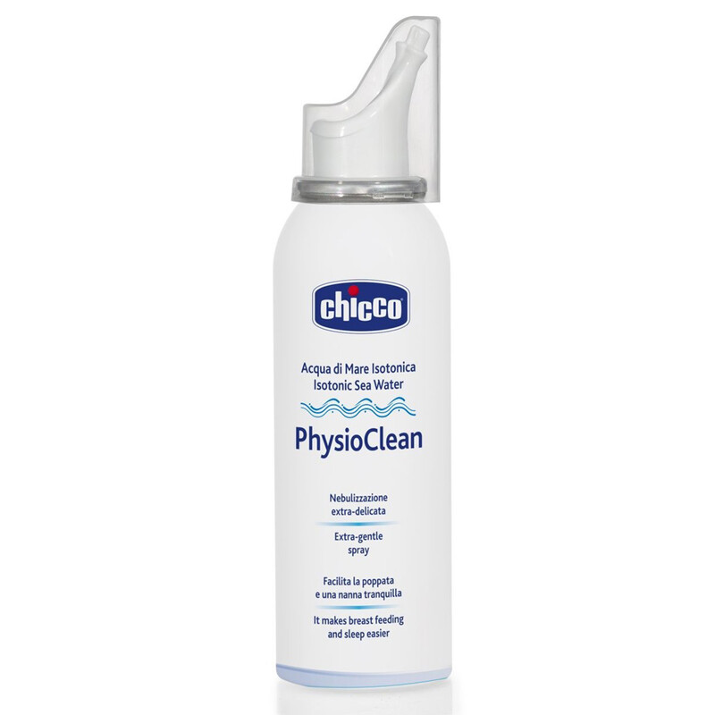 CHICCO - Sprej do nosu izotonický s mořskou vodou PhysioClean na hygienu nosu 100ml, 6m+