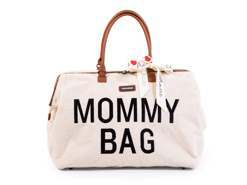 CHILDHOME - Přebalovací taška Mommy Bag Teddy Off White