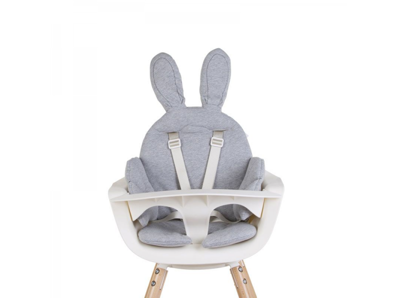 CHILDHOME - Sedací podložka do dětské židličky Rabbit Jersey Grey