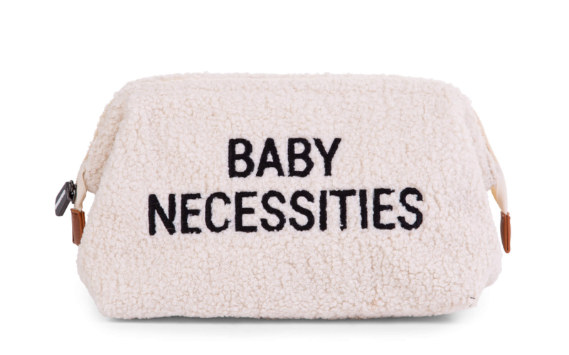CHILDHOME - Toaletní taška Baby Necessities Teddy Off White