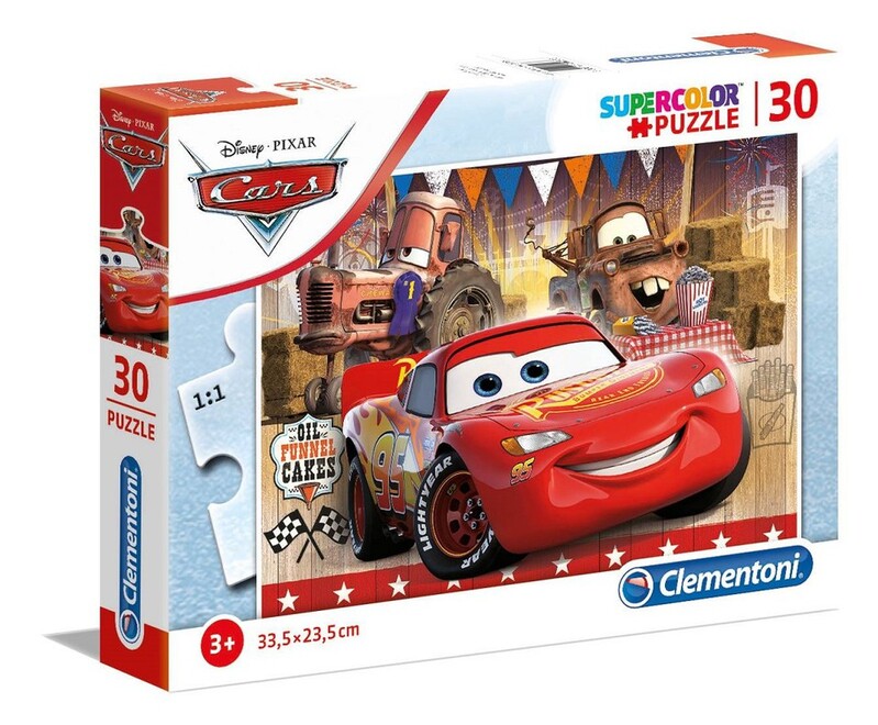 CLEMENTONI - Puzzle 30 Cars