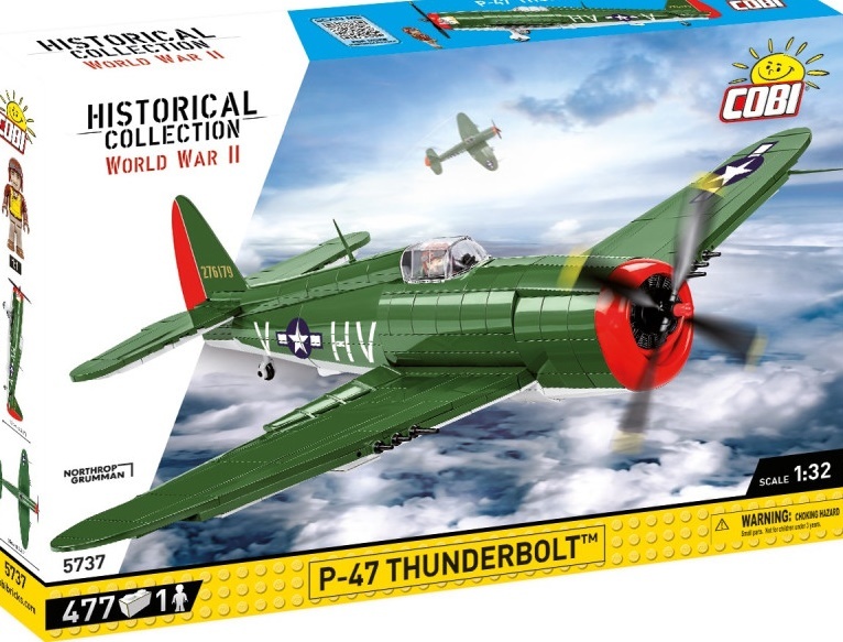 COBI - 5737 II WW P-47 Thunderbolt, 1:32, 477 k, 1 f