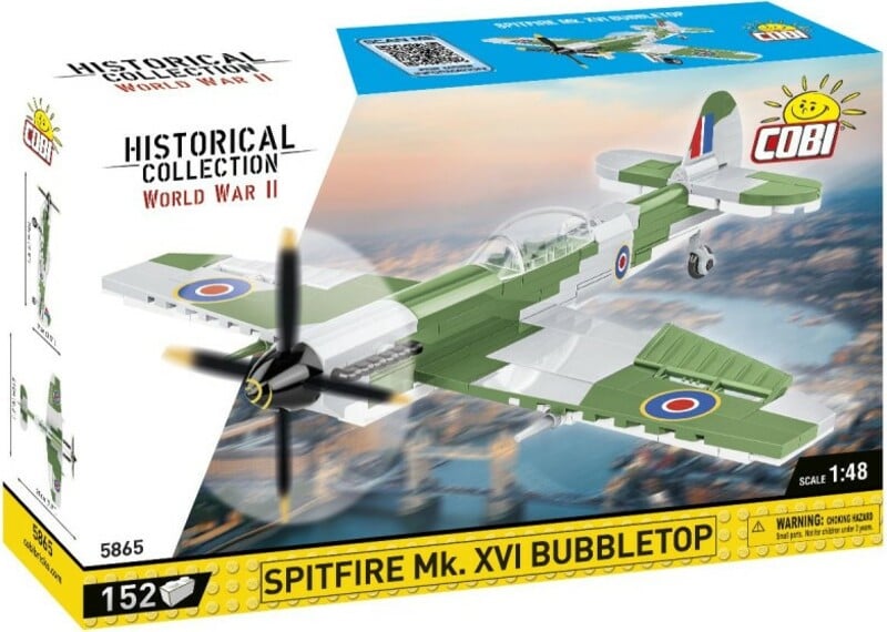 COBI - II WW Supermarine Spitfire Mk. XVI Bubbletop, 1:48, 155k