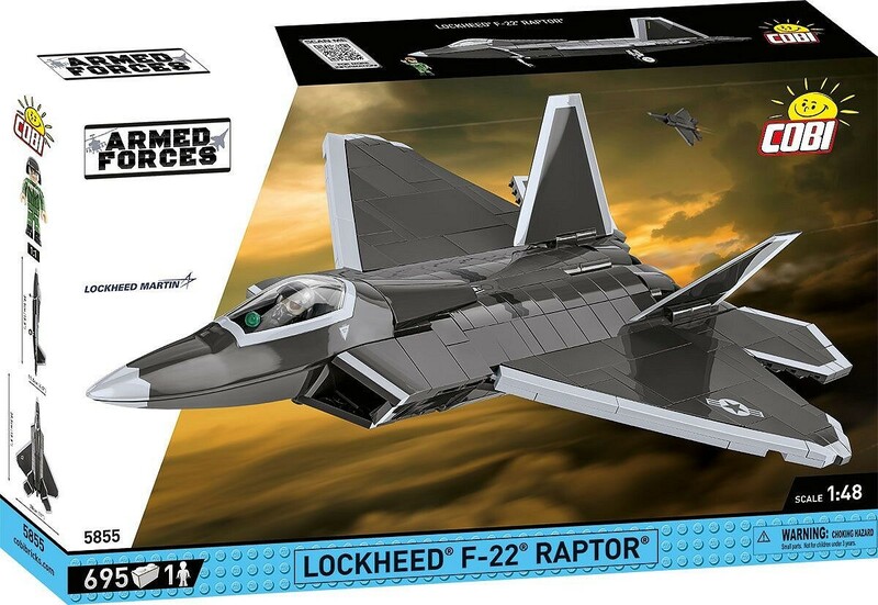 COBI - Lockheed F-22 Raptor, 1:48, 695k, 1f