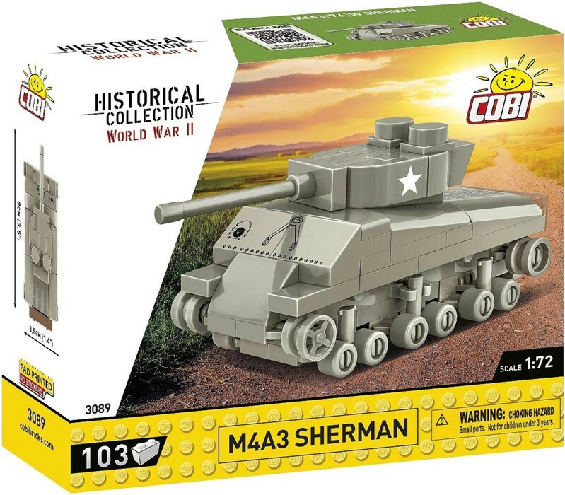 COBI - Sherman M4A3, 1:72, 103k