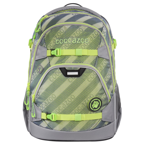COOCAZOO - Školní batoh ScaleRale, MeshFlash Neongreen, certifikát AGR