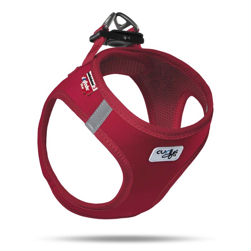 CURLI - Postroj pro psy Softshell Red XL, 12-18 kg