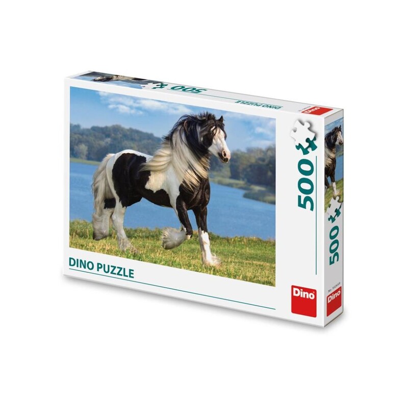DINO - Černobílý Kůň 500 Puzzle