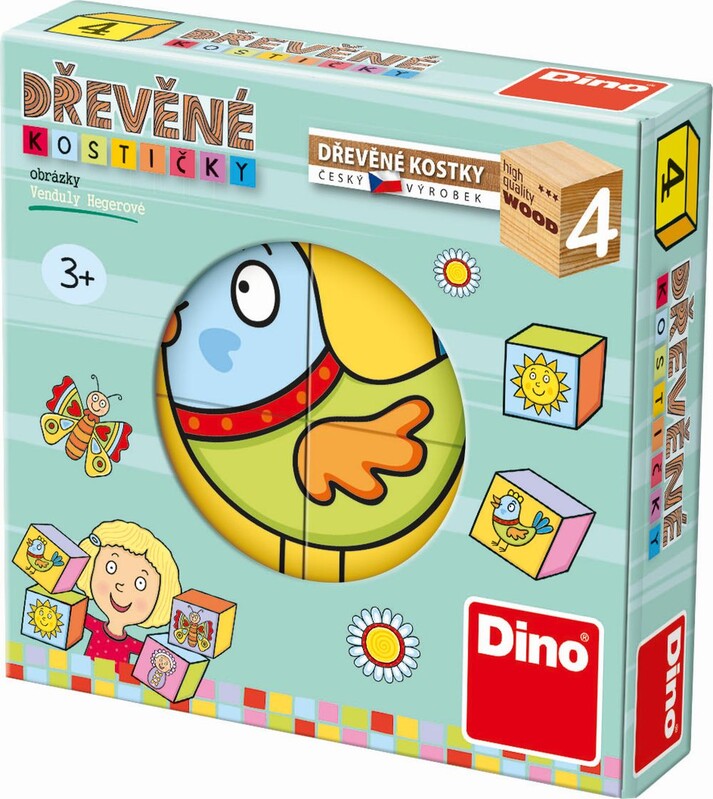 DINO - Kostičky Pro Nejmenší Dětičky 4K , Mix Produktů