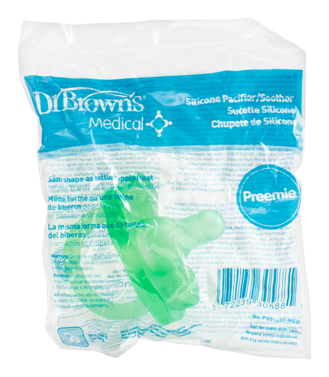 DR.BROWNS - Dudlík HappyPaci Medical Preemie zelený 1ks (PS01650-MED)