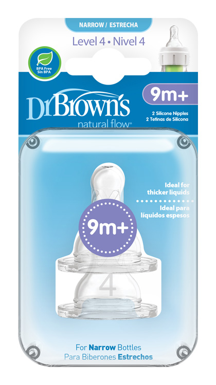 DR.BROWNS - Dudlíky Level-4, 2ks -BPA FREE (D313) - pro kojence od 9 měsíců