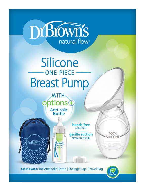 DR.BROWNS - Sběrač mateřského mléka jednodílný silikonový (BF015)