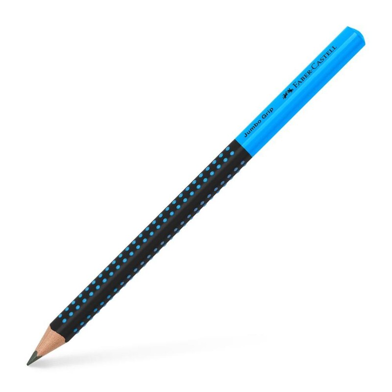 FABER CASTELL - Grafitová tužka Faber-Castell Grip Jumbo / HB černá/modrá