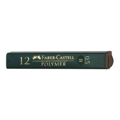 Faber Castell - Grafitové tuhy B / 0,5 mm, 12 ks
