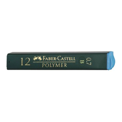 Faber Castell - Grafitové tuhy B / 0,7 mm, 12 ks