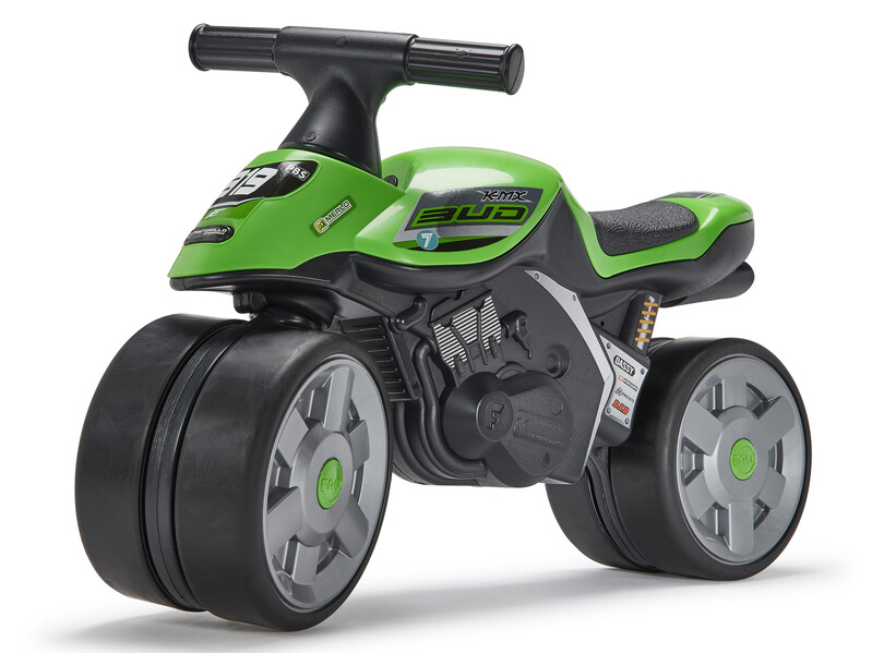 FALK - odrážedlo Baby Moto Team Bud Racing zelené