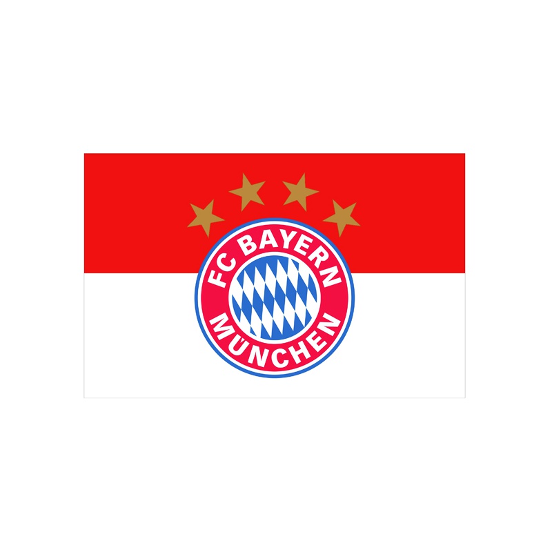 FC BAYERN - Klubová vlajka 90/60cm BAYERN MÜNCHEN