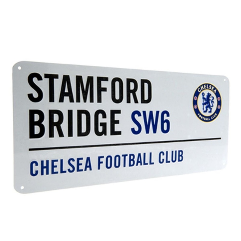 FOREVER COLLECTIBLES - Plechová tabule 40/18cm FC CHELSEA Street Sign