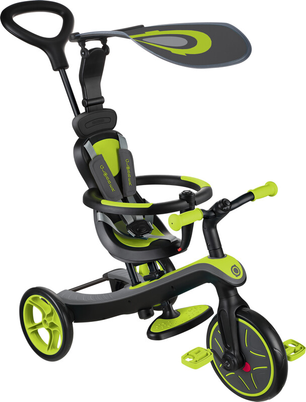 GLOBBER - dětská tříkolka 4v1 - Lime Green