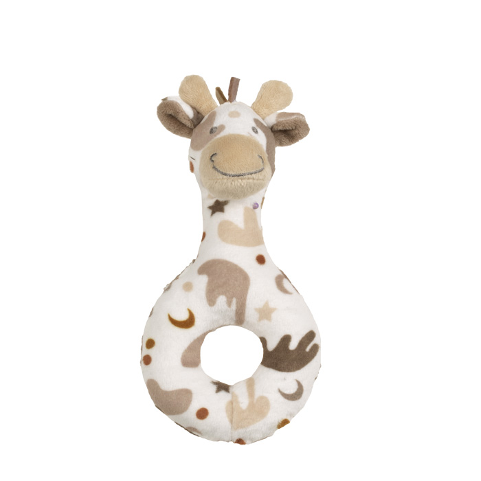 HAPPY HORSE - Chrastítko Žirafa Gino velikost: 17 cm