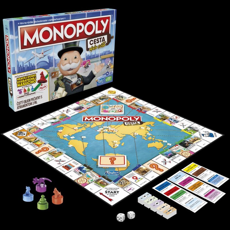 HASBRO - Monopoly Cesta Kolem Světa Sk Verze