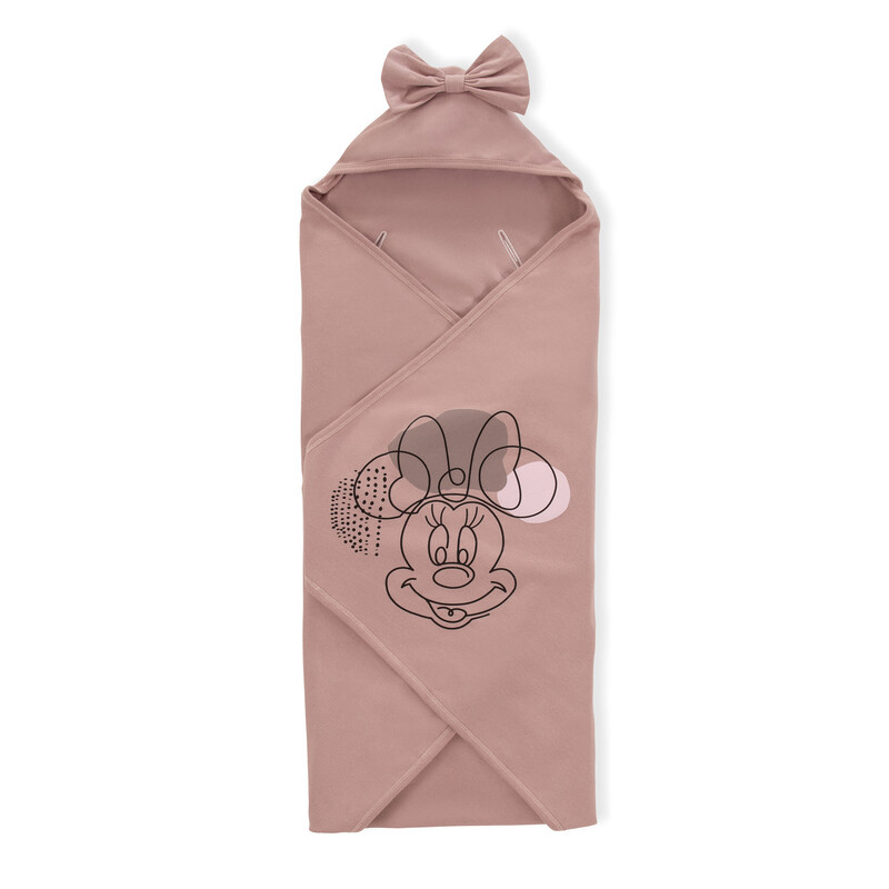 HAUCK - Zavinovací deka do autosedačky a kočárku Minnie Mouse Rose