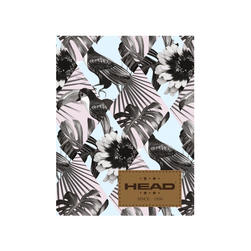HEAD - Sešit A5 Birds, HD-175, 60 listů, čtverečkovaný (5x5mm), 565