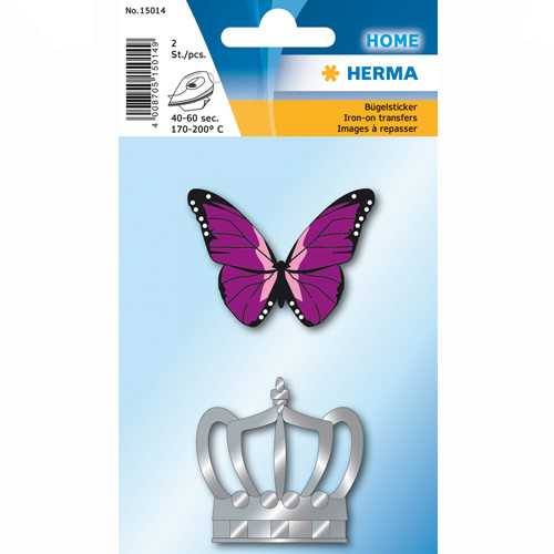 HERMA - Nažehlovačka motýl a korunka