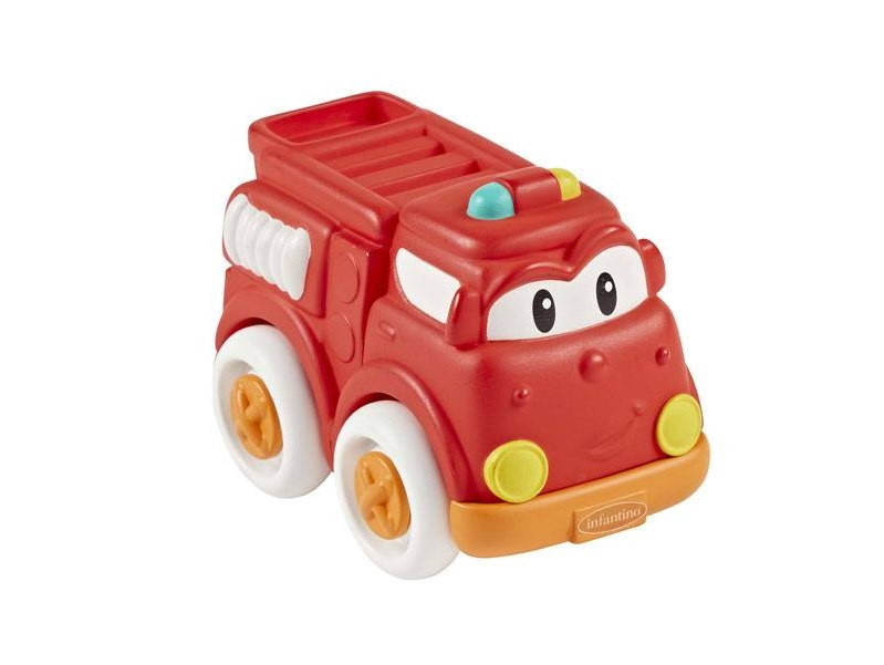 INFANTINO - Autíčko Soft Wheels hasičský náklaďák