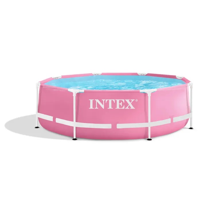 INTEX - 28290 Zahradní bazén růžový 244x76cm