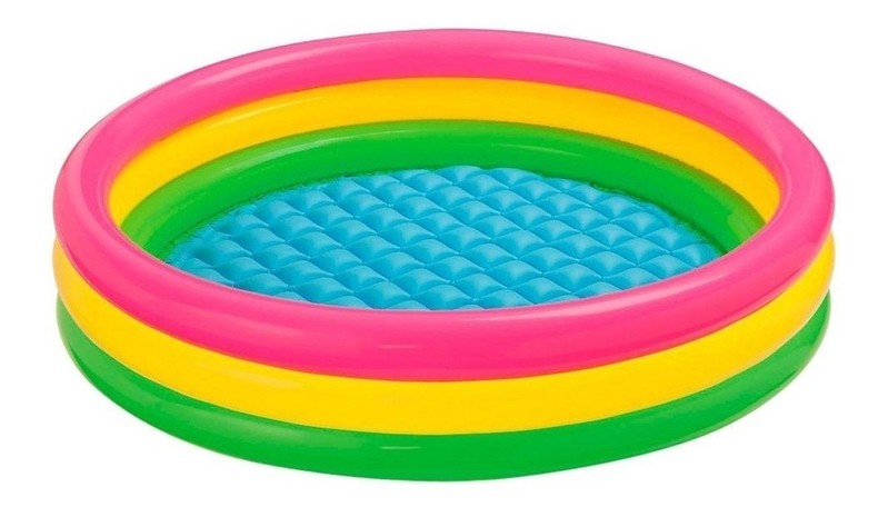 INTEX - nafukovací dětský bazének trojbarevný