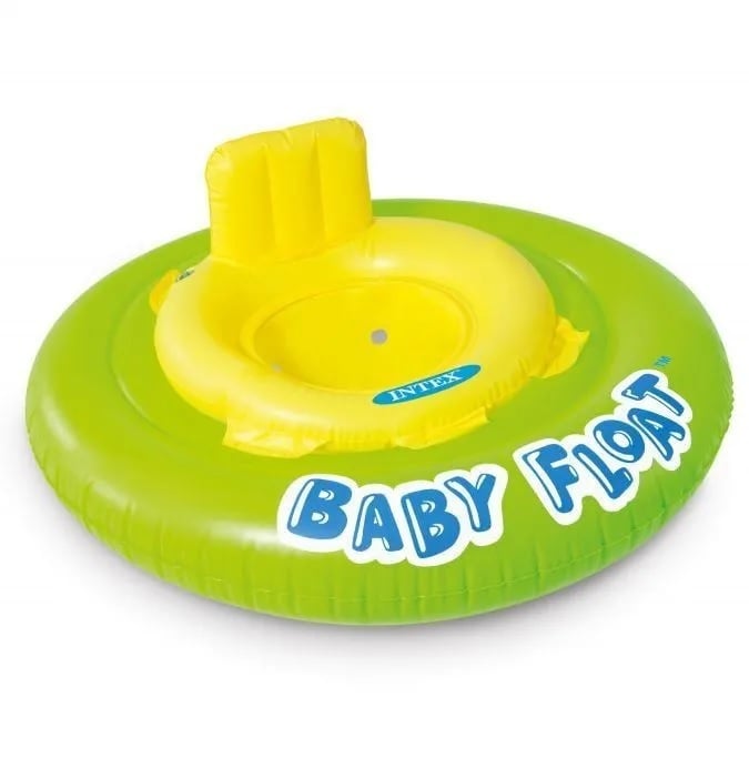 INTEX - nafukovací sedačka do vody Baby float 76 cm oranžová