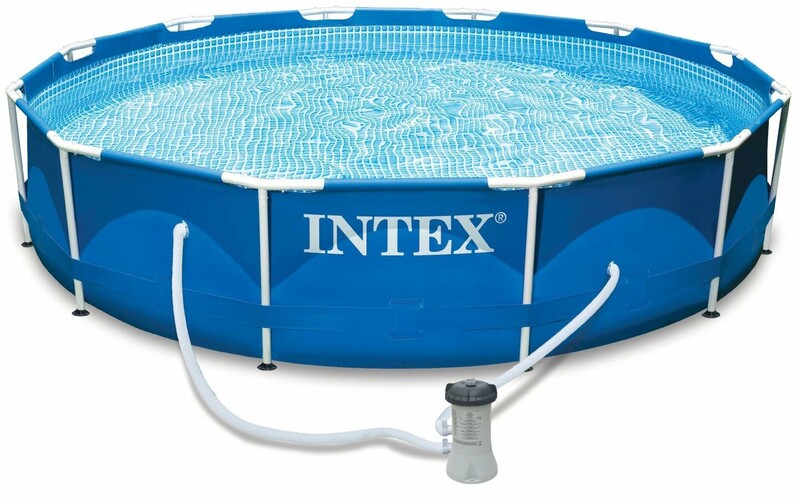 INTEX - Zahradní bazén 28212NP Metal Frame 366 x 76 cm s kartušovou filtrací