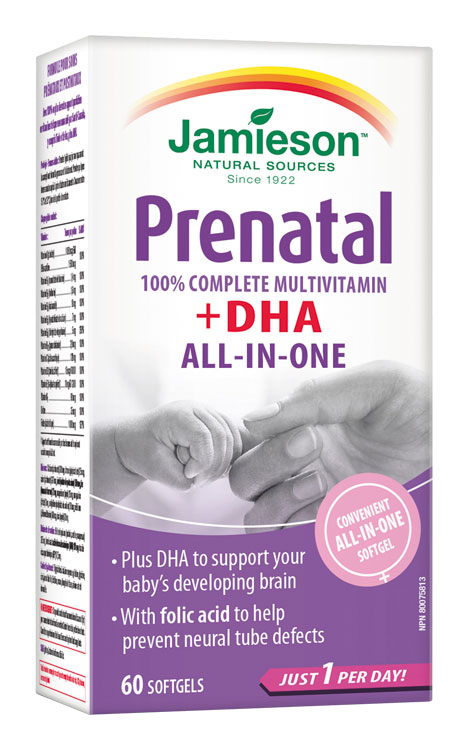 JAMIESON - Prenatal Complete multivitamin s DHA a EPA 60 cps