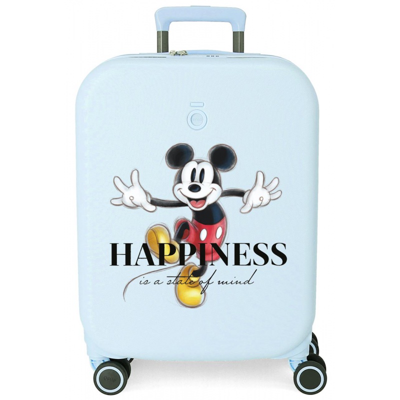 JOUMMA BAGS - ABS cestovní kufr MICKEY MOUSE Happines Turquesa, 55x40x20cm, 37L, 3669121 (small)