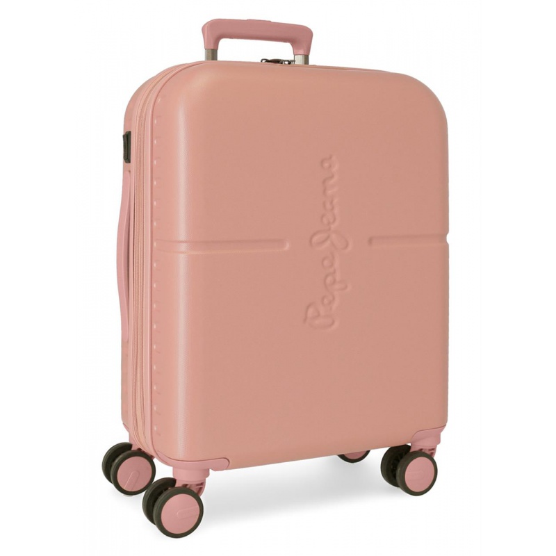 JOUMMA BAGS - ABS Cestovní kufr PEPE JEANS HIGHLIGHT Rosa Claro, 55x40x20cm, 37L, 7688624 (small)