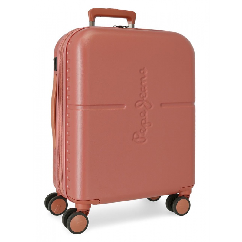 JOUMMA BAGS - ABS Cestovní kufr PEPE JEANS HIGHLIGHT Terracota, 55x40x20cm, 37L, 7688626 (small)