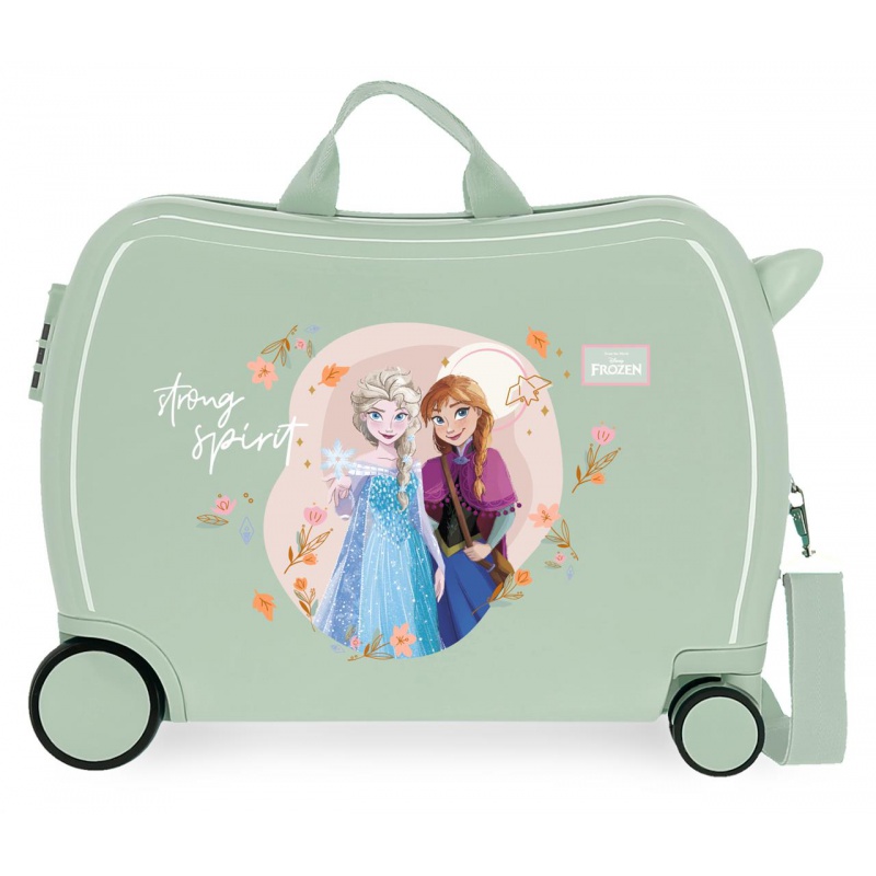 JOUMMA BAGS - Dětský cestovní kufr na kolečkách / odrážedlo DISNEY FROZEN Strong Spirit, 34L, 4929821