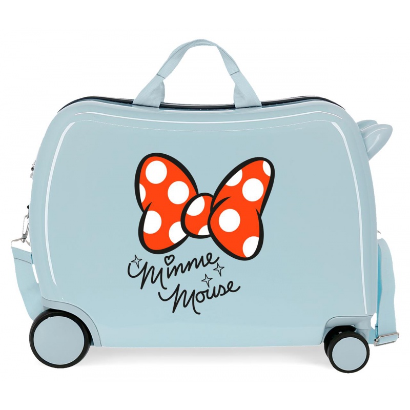 JOUMMA BAGS - Dětský cestovní kufr na kolečkách / odrážedlo MINNIE MOUSE Good Vibes, 34L, 3399822
