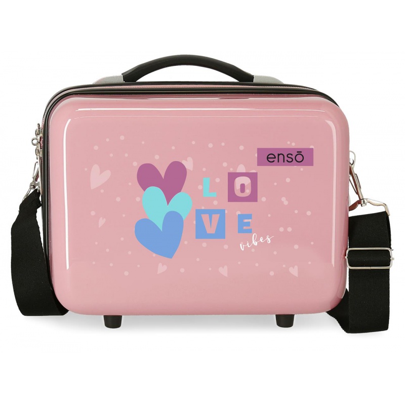 JOUMMA BAGS - ENSO Love Vibes, ABS Cestovní kosmetický kufřík, 21x29x15cm, 9L, 9453921