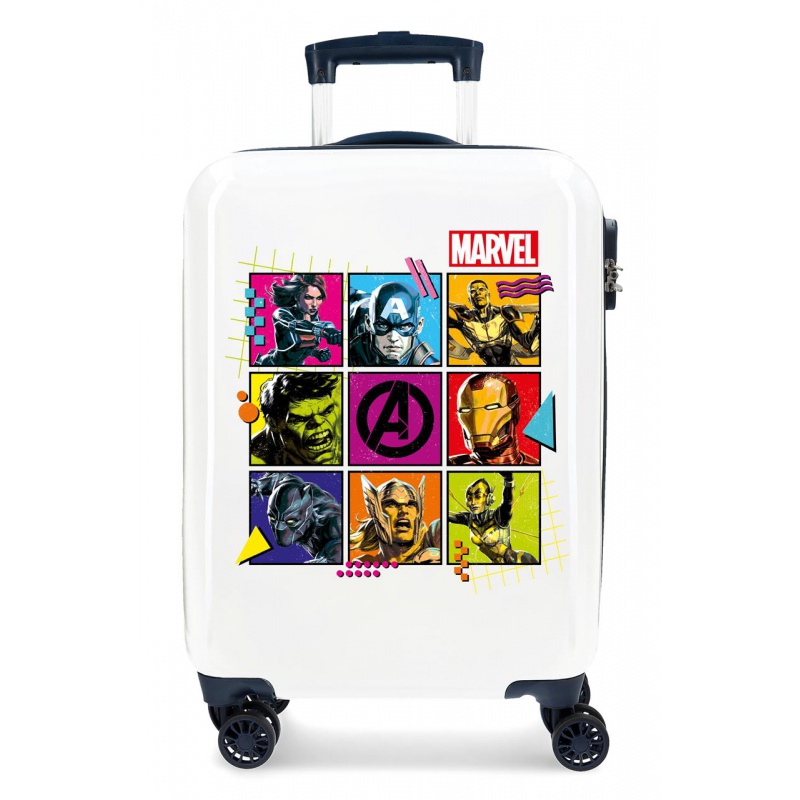 JOUMMA BAGS - Luxusní dětský ABS cestovní kufr AVENGERS Comic, 55x38x20cm, 34L,4371721
