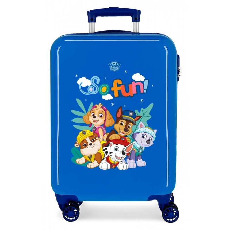 JOUMMA BAGS - Luxusní dětský ABS cestovní kufr PAW PATROL Blue, 55x38x20cm, 34L, 2191724