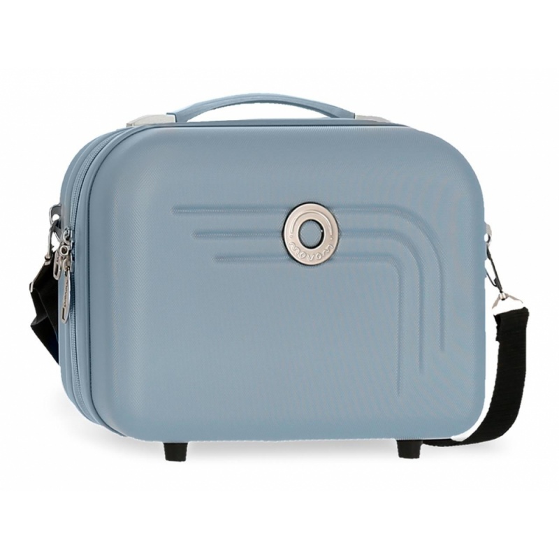 JOUMMA BAGS - Movem Riga Light Blue, ABS Cestovní kosmetický kufřík, 21x29x15cm, 9L, 5993963